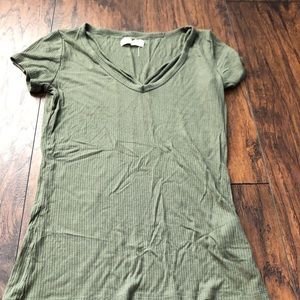 olive/ army green strappy v neck top